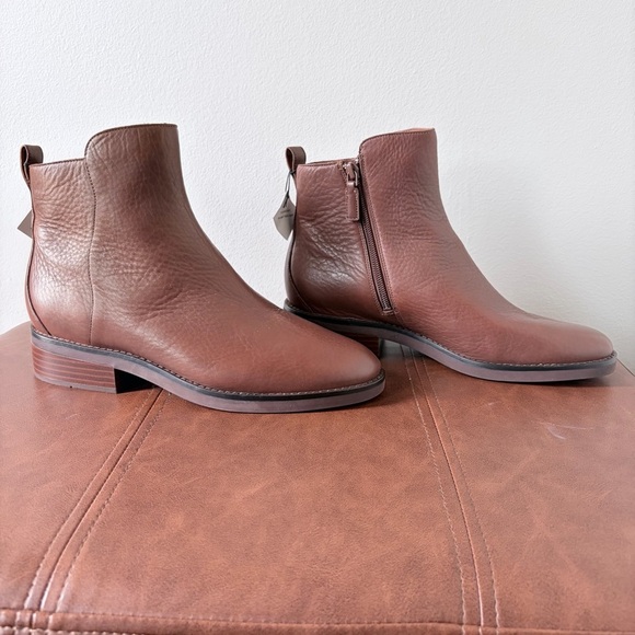 NWT Cole Haan River Waterproof Leather Chelsea Boots - Woodbury / Tan - 10B main image 4